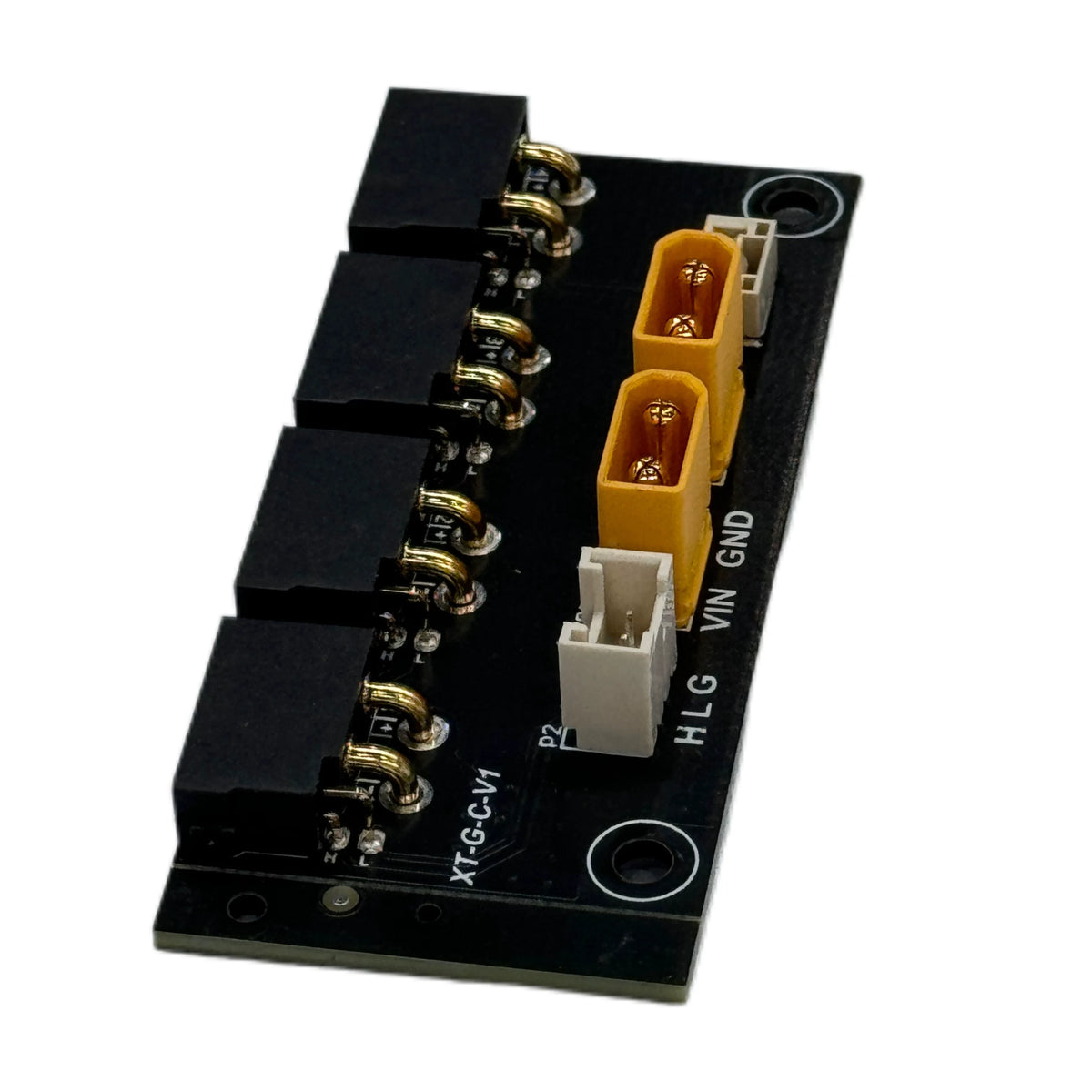 EYOU XT30U-F to XT30PW 1-to-4 Power and CAN Bus Distribution Adapter Board for Robot Joint Actuator Connections