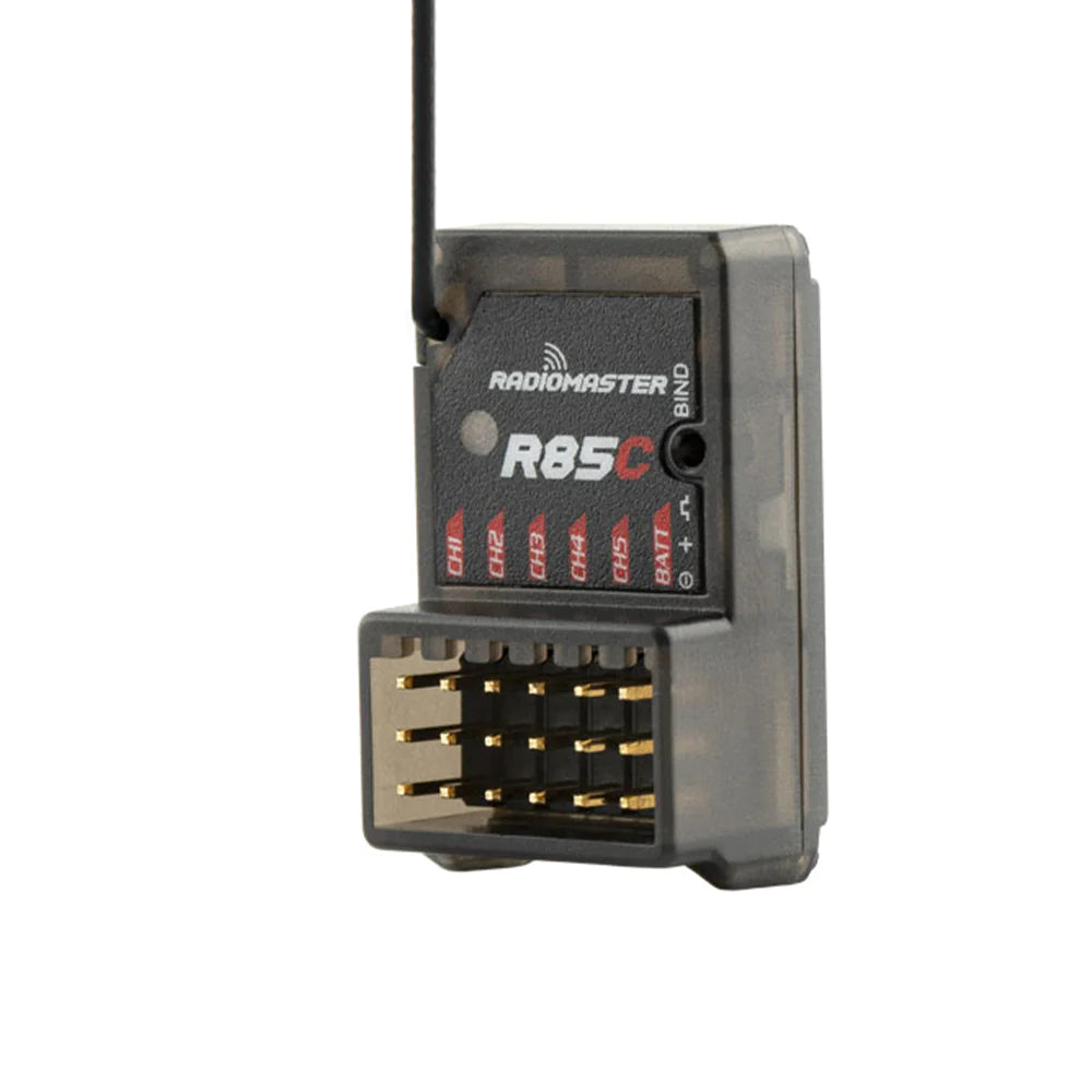 RadioMaster R85C Receiver - 2.4GHZ 5CH PWM Receiver Support D8/D16/SFHSS