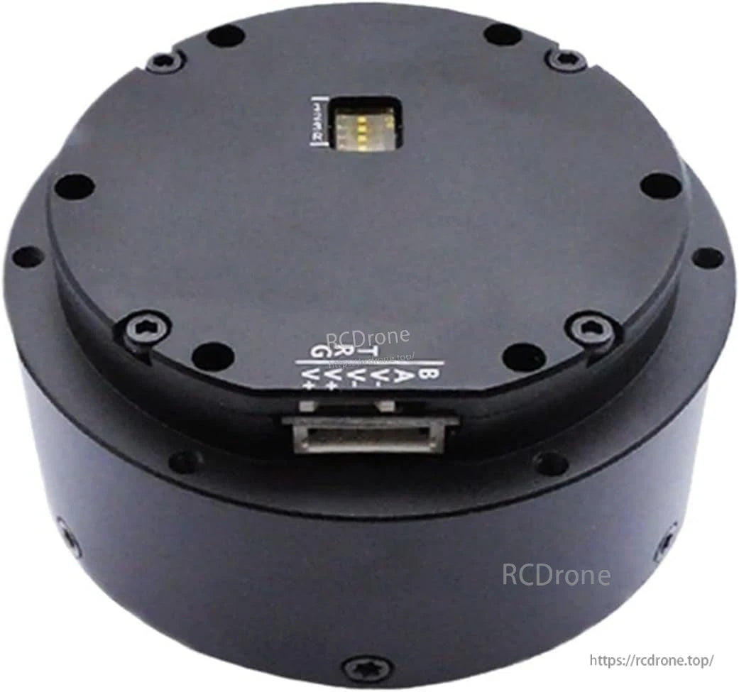 TS7005-6 servo gear actuator: 5N·m torque, 24V/48V, 1:6 planetary gear, RS485/CAN interface.