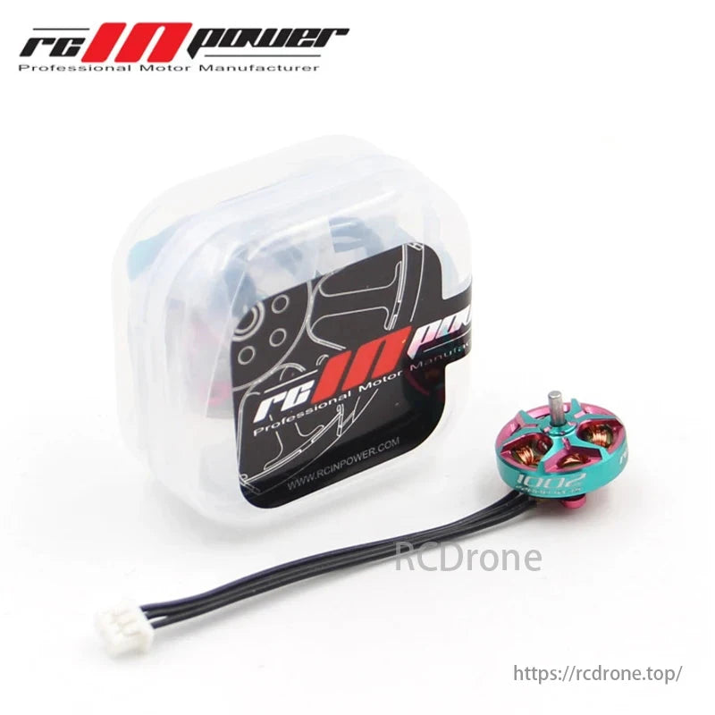RCINPOWER GTS V3 1002 Brushless Motor, RCINPOWER GTS V3 1002 brushless motor, designed for 65-75mm Whoop drones, features a 1.5mm shaft for improved performance.