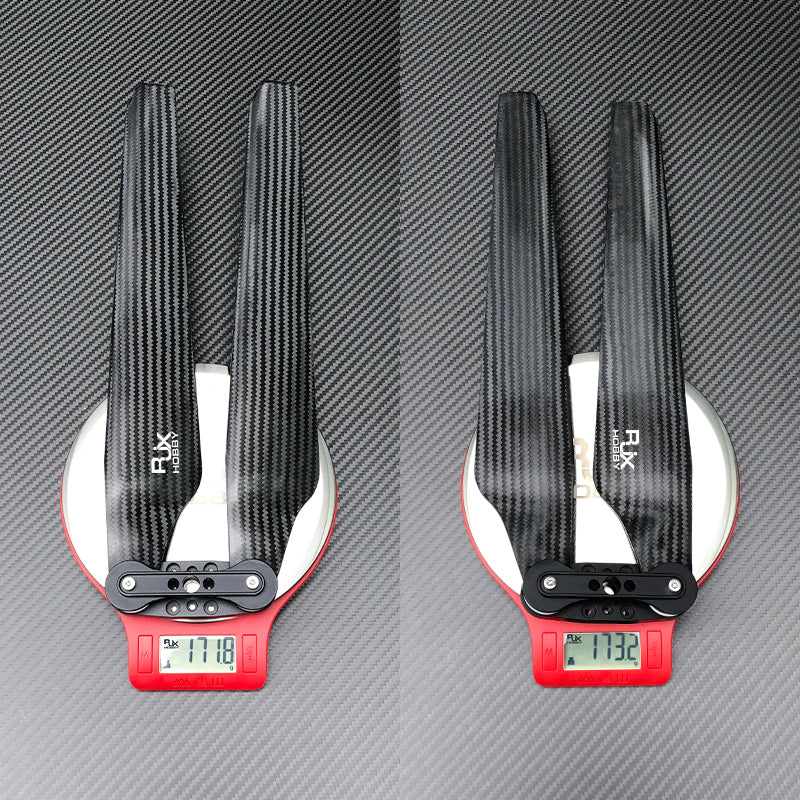 RJXHOBBY 1Pasang MF3016 30.4X10.9inci kipas lipat gentian karbon untuk UAV