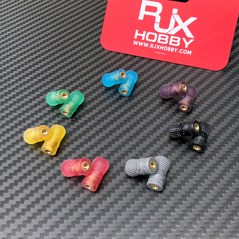 RJX 1 para drążków FPV V3 M3 do pilota zdalnego sterowania – końcówki drążków, antypoślizgowe nakładki na joystick