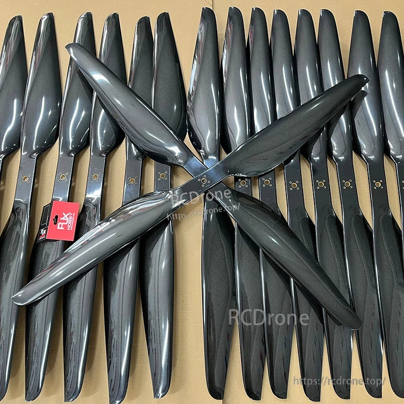 RJXHOBBY 40x13 inch carbon fiber propeller blades arranged in a set for large multirotor or UAV applications