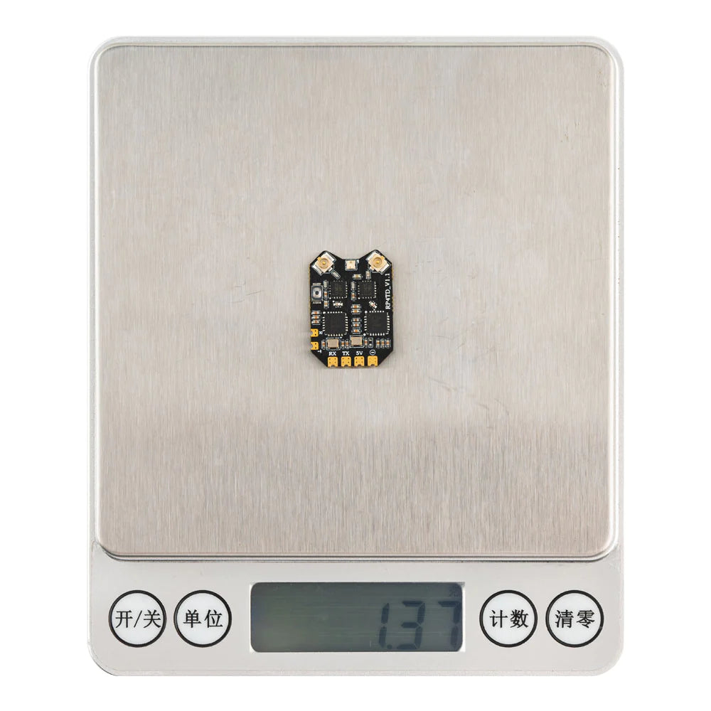 RadioMaster RP4TD ExpressLRS 2.4GHz True Diversity Receiver - Suitable for Drones and Fixed-Wing Aircraft Models