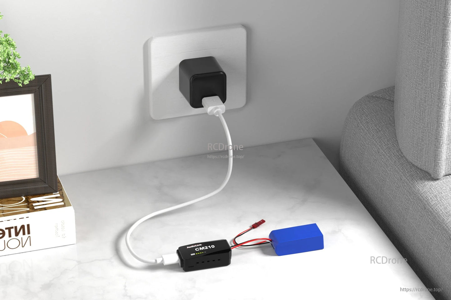 RadioLink CM210 2S LiPo Balance Charger, The RadioLink CM210 is a 2S LiPo balance charger with USB Type-C, offering fast charging, repair, and trickle modes.