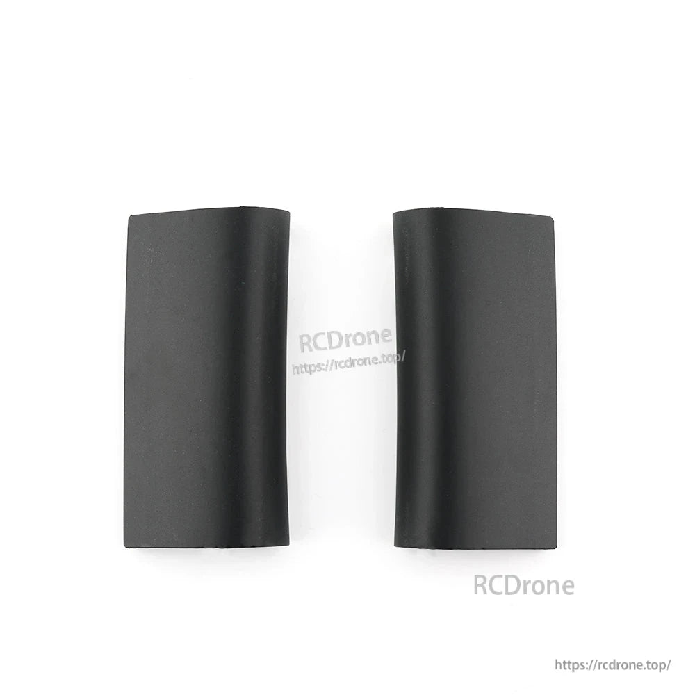 RadioMaster Boxer side grips set with two black replaceable rear grip panels, pair shown on white background