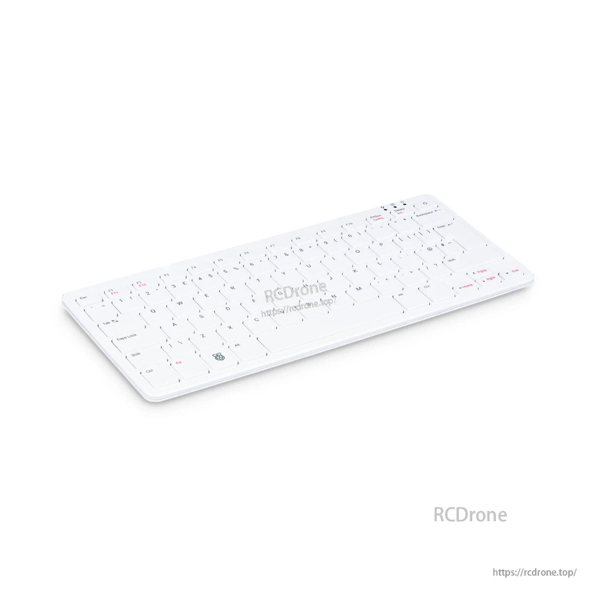 Raspberry Pi 500: keyboard-integrated PC with 8GB RAM, dual 4K HDMI, Wi-Fi, Bluetooth, and 32GB microSD.