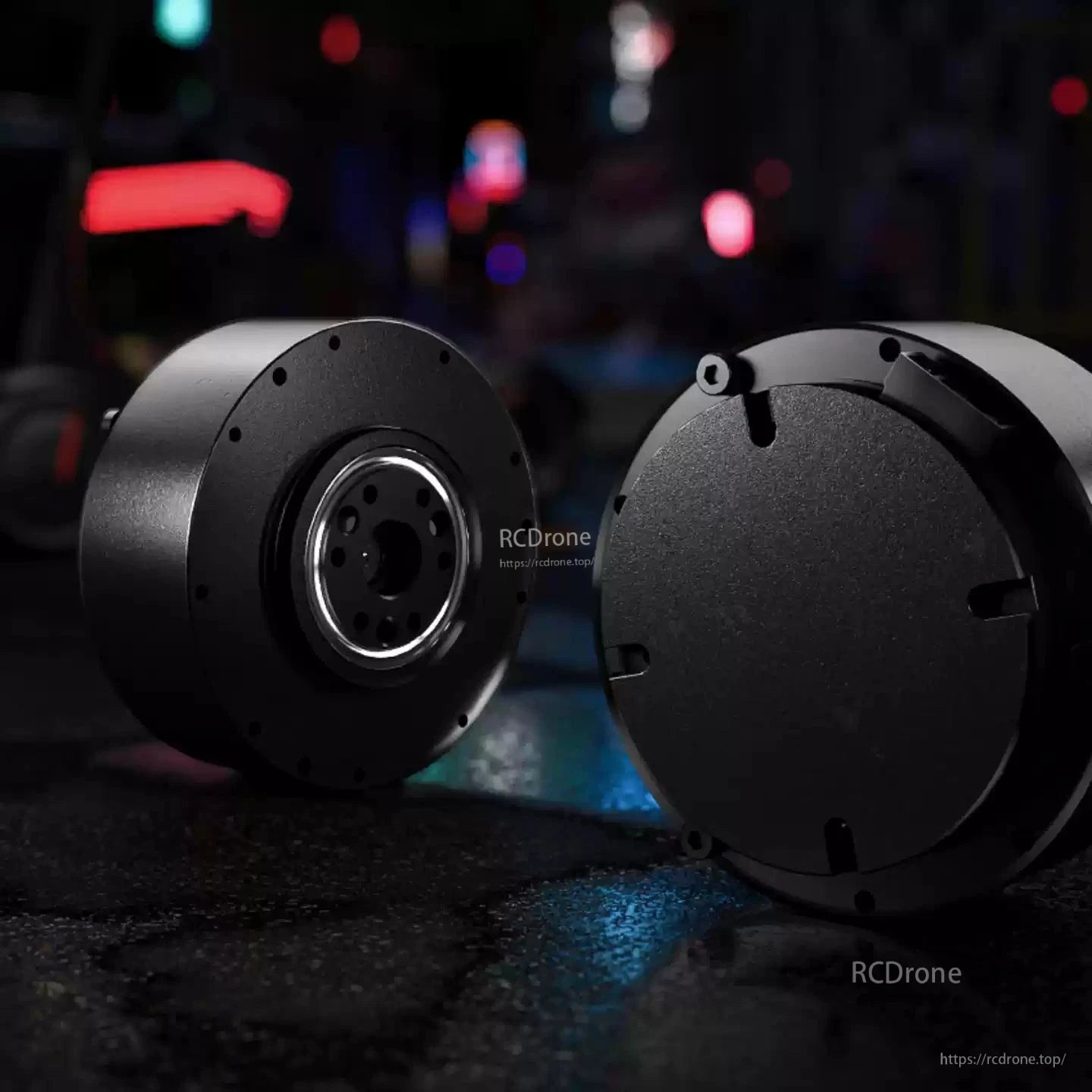 RobStride 02 QDD 17N·m actuator with 7.75:1 ratio, dual 14-bit encoders, 48V, 405g, FOC drive for robotics.