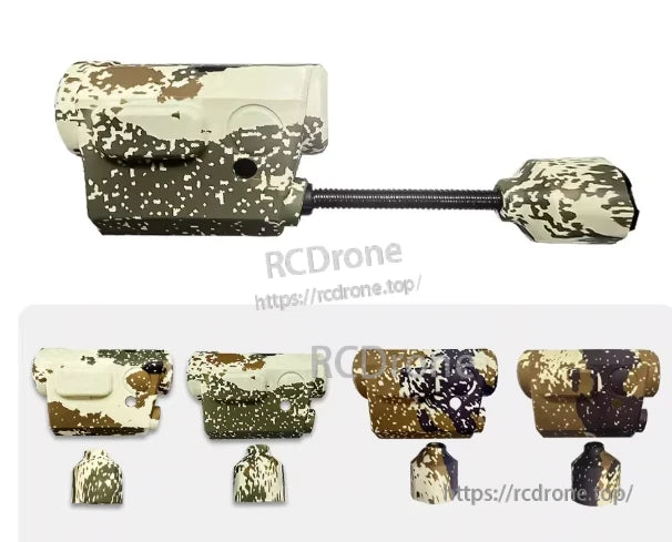 RunCam Helmet Camera 4K IMX415 captures 4K/30fps, 2.7K/60fps, 1080p/60fps video with 138° FOV, Type-C, camouflage design, weighs 118g.