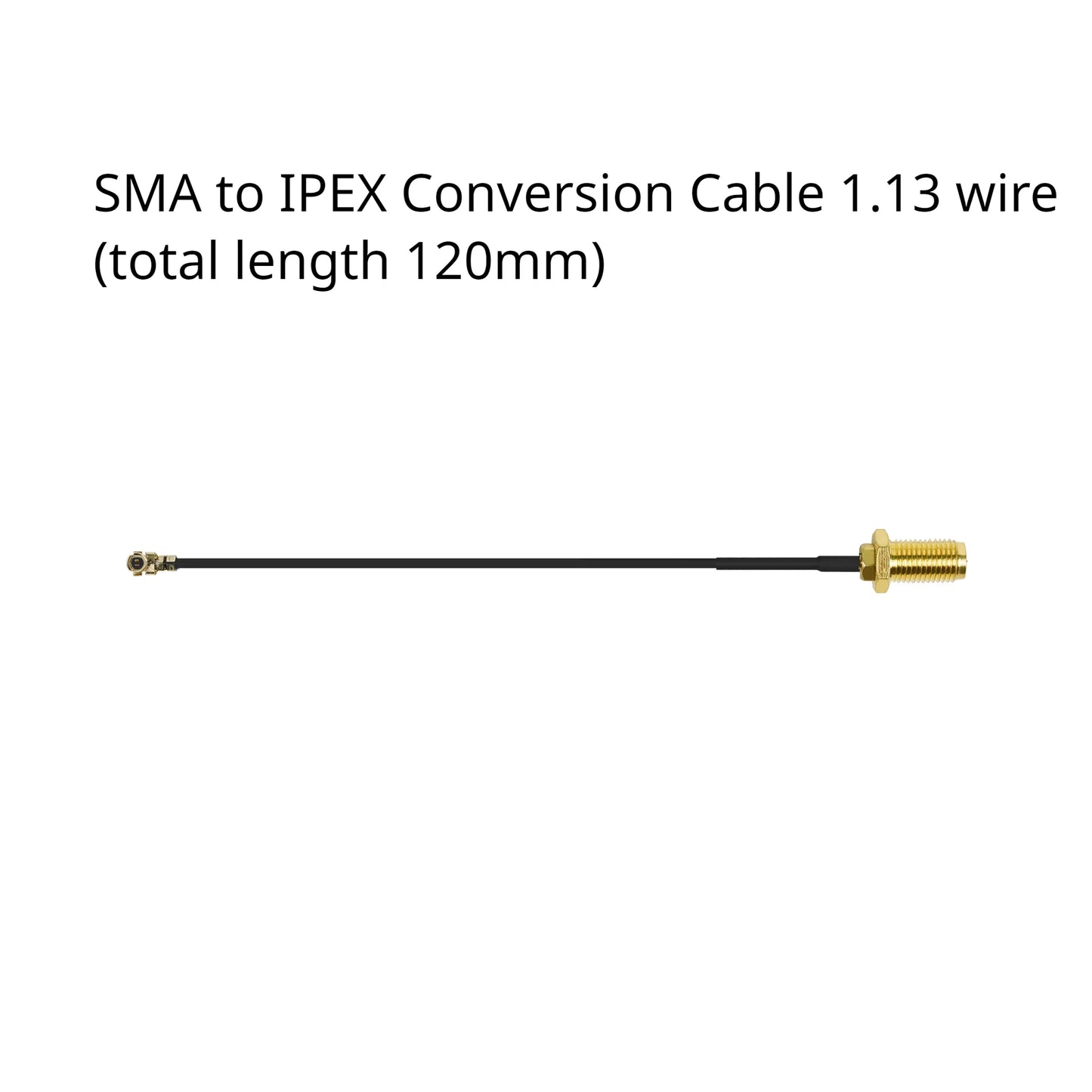 GEPRC GEP-LC75 V3 Frame Parts, SMA to IPEX Conversion Cable 1.13 wire (total length 12Omm