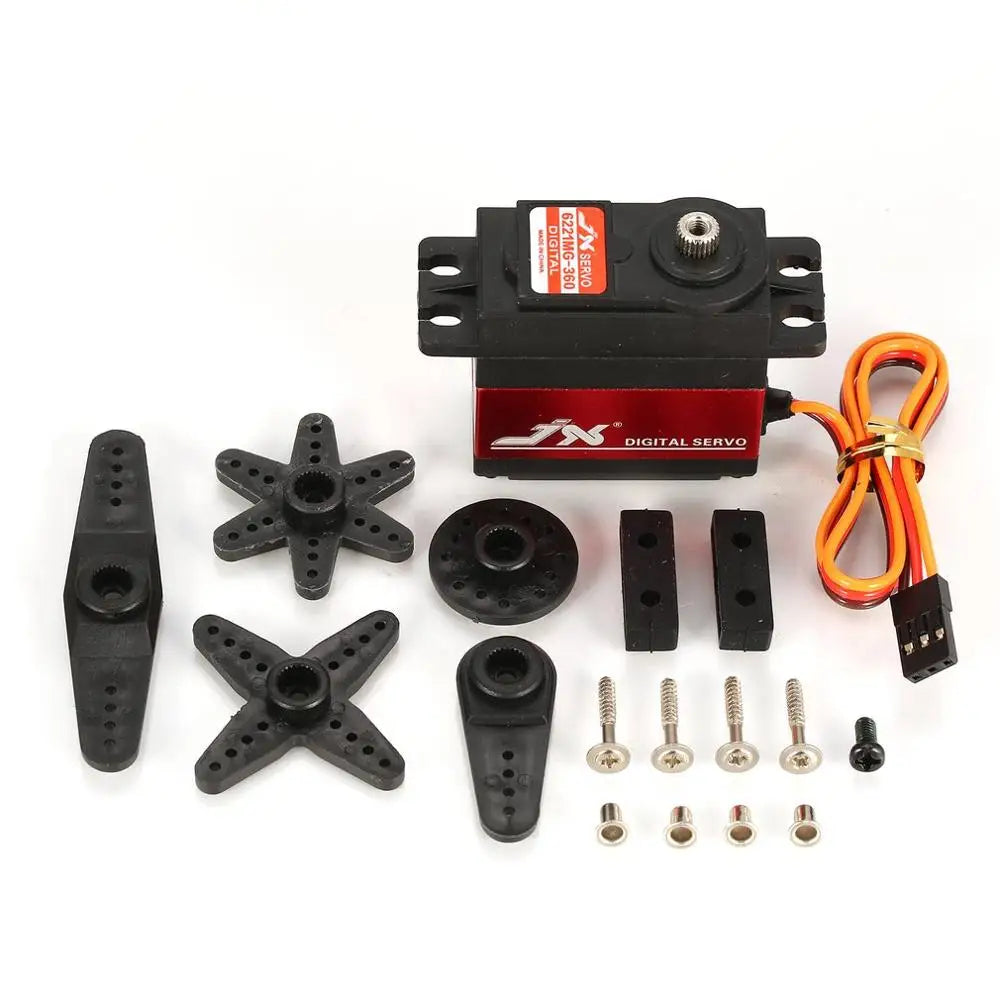 JX サーボ PDI-6221MG - 6V 20KG 180° 360° 大トルクデジタル
