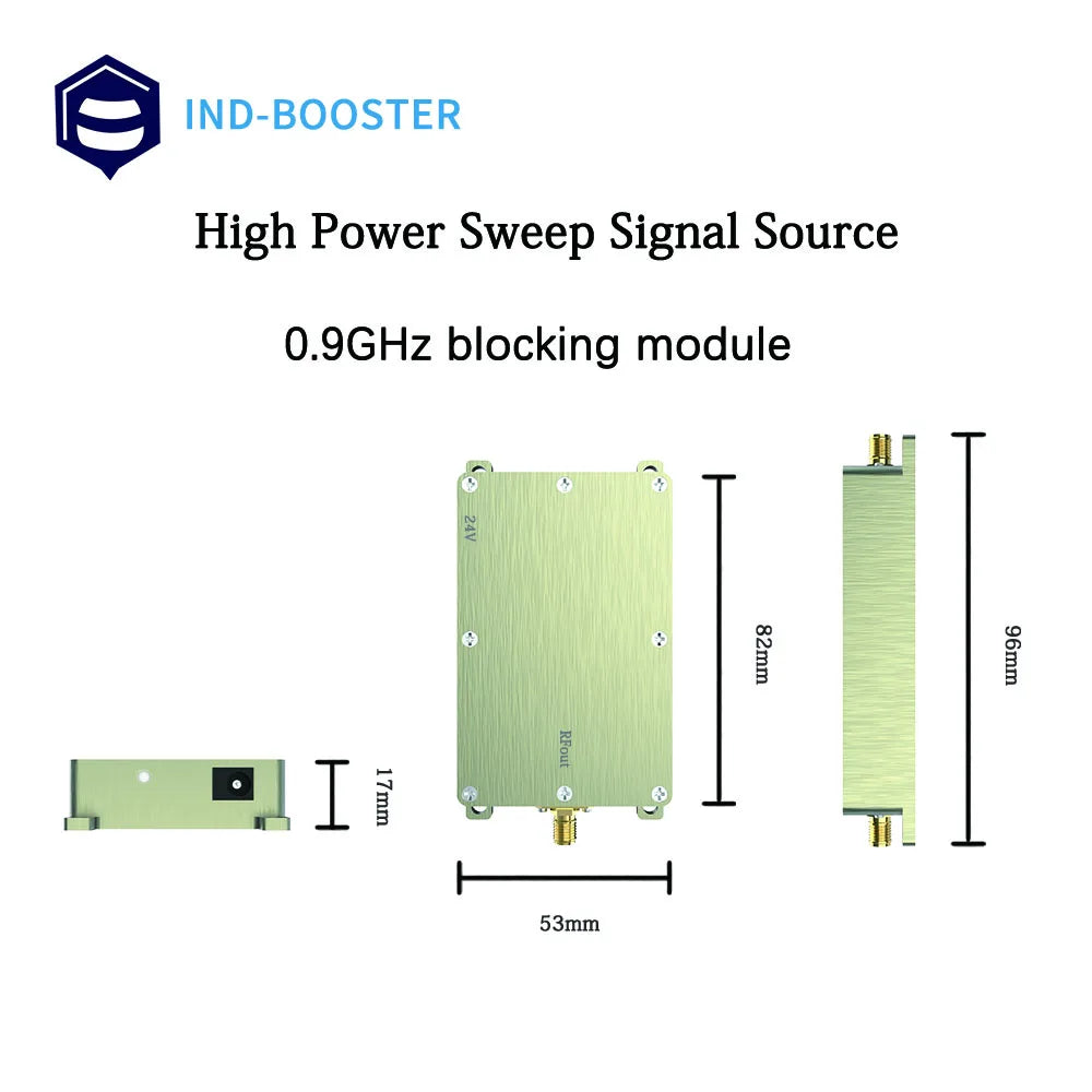 IND-BOOSTER High Power Sweep Signal Source O.9GHz blocking