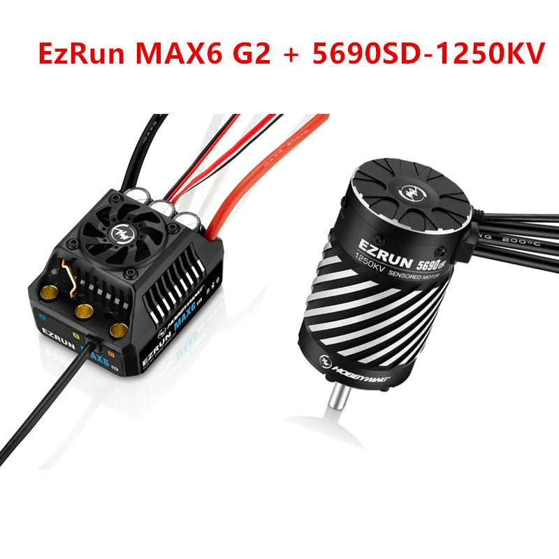 Hobbywing EzRun MAX6 G2, EzRun MAX6 G2 + 5690SD-1250KV 56900