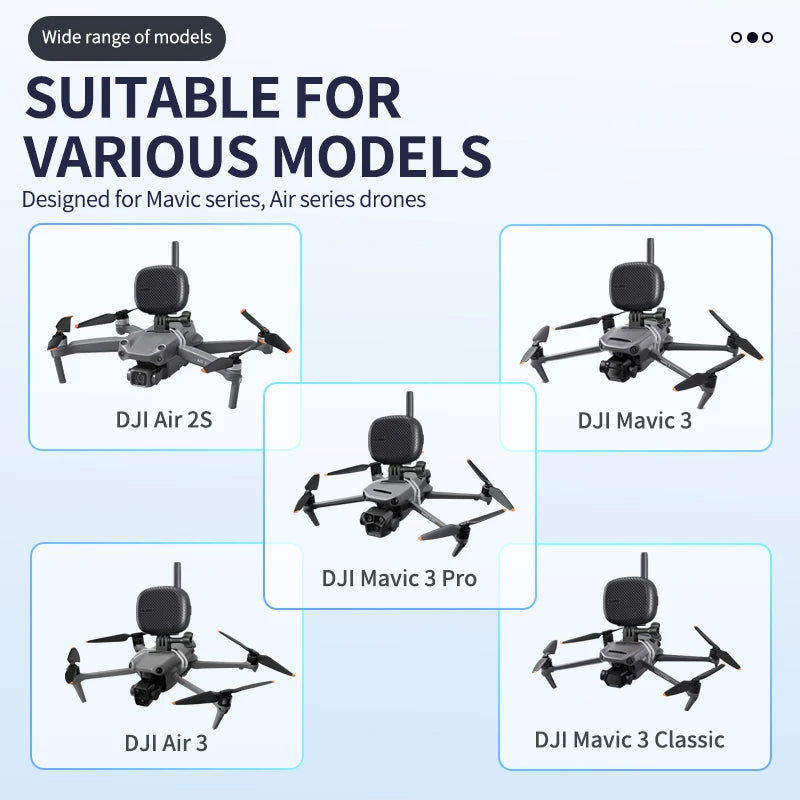 STARTRC Drone Speaker Megaphone suitable for DJI models with 3000m wireless control and 120 dB loudspeaker
