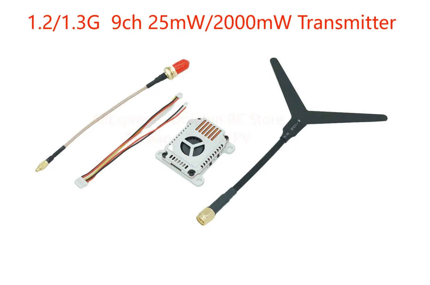 1.2GHz 2000mW 1600mW VTX / VRX-1G3-V2, 1.2/1.36 9ch 25mW/ZOOmW Transmitter "