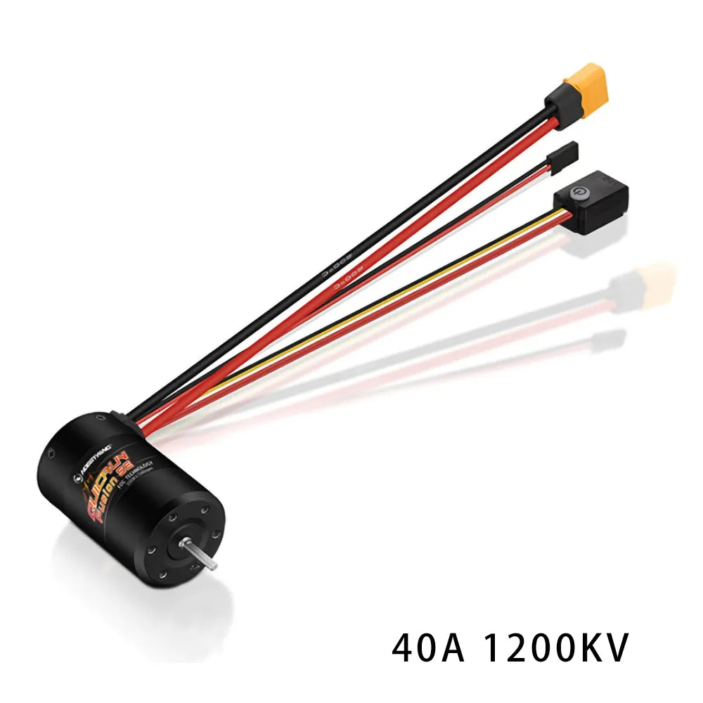 Hobbywing Quicrun Fusion Se - 40a 1800kv 1200kv Combined Motor Esc For 1/10 1/8 Rc Model Car Crawler Accessories