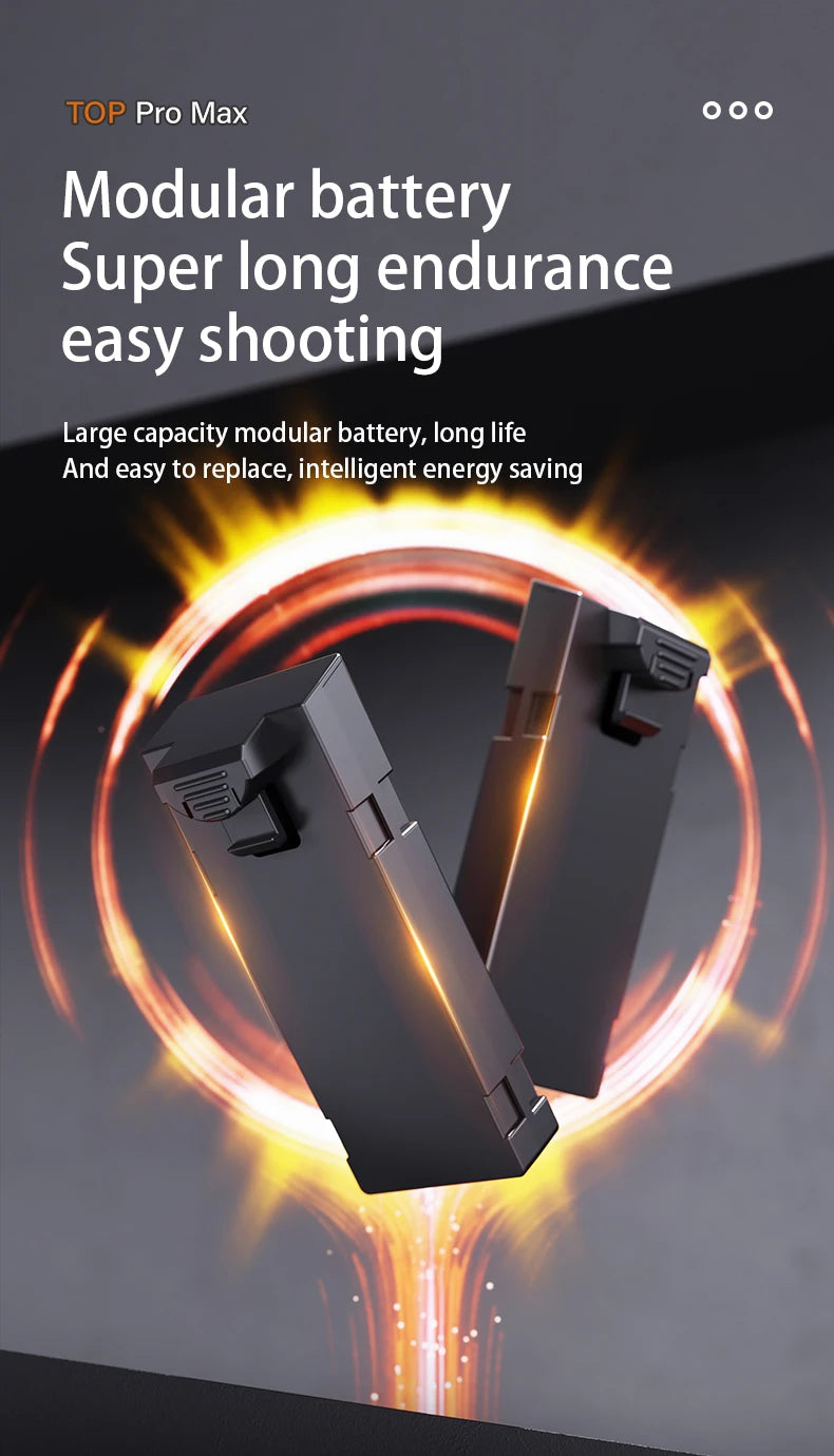 P18 Drone, TOP Pro Max 000 Modular battery Super long endurance easy shooting Large capacity modular battery, long life