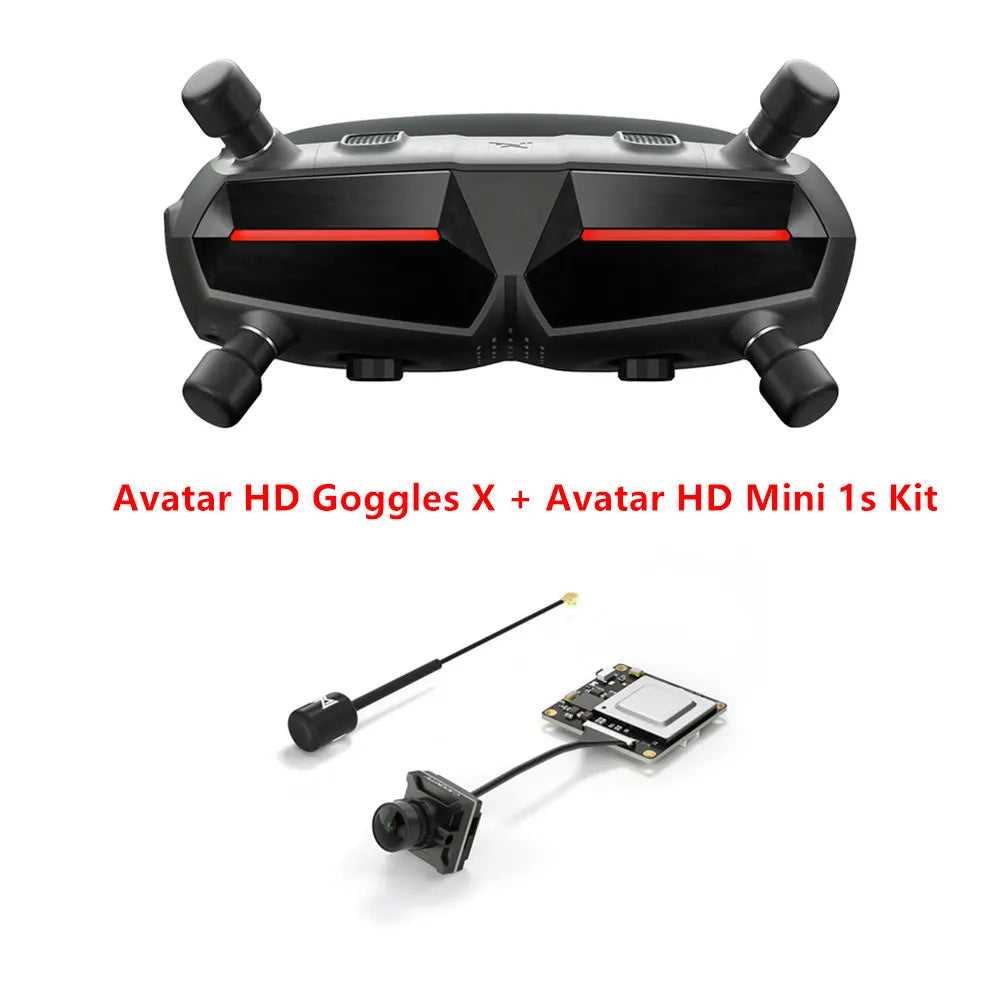 IFLIGHT Walksnail Avatar HD Goggles X with Avatar HD Kit V2 - / HD Pro Kit / HD Nano Kit V3 / HD Mini 1s Kit Combo