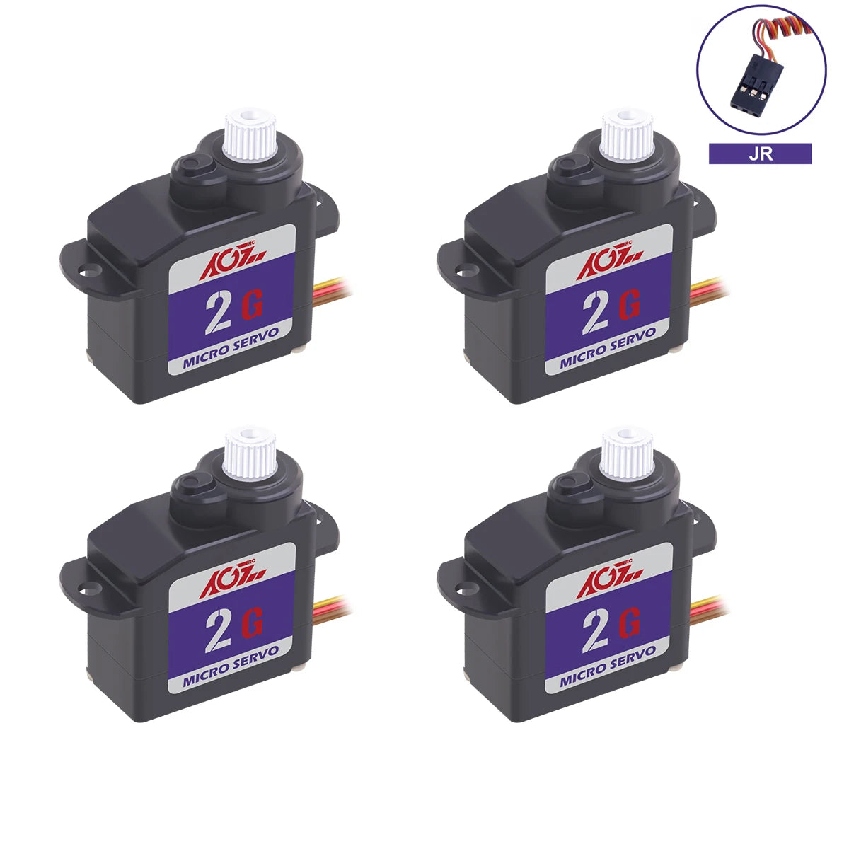 AGFRC C02CLS - 0.11kg / 0.06sec Plastic Gear 180 Degree 2.2g Sub-Micro Nano Digital Servo For Micro Parkflyers RC Plane Helicopter
