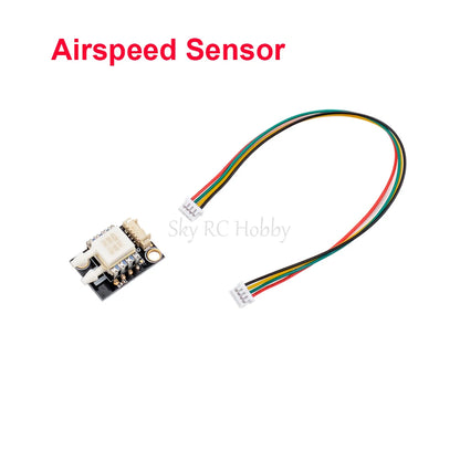 Differential Airspeed Sensor Head Pitot Aluminum Alloy Tube Airspeedometer for PIX Medium / Large Fixed Wing UAV Model Airplane