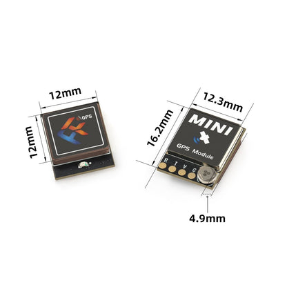 FlyFishRC M10 Mini GPS Module - 10th Generation Built-in Ceramic Antenna For FPV Freestyle Long Range Drone Parts