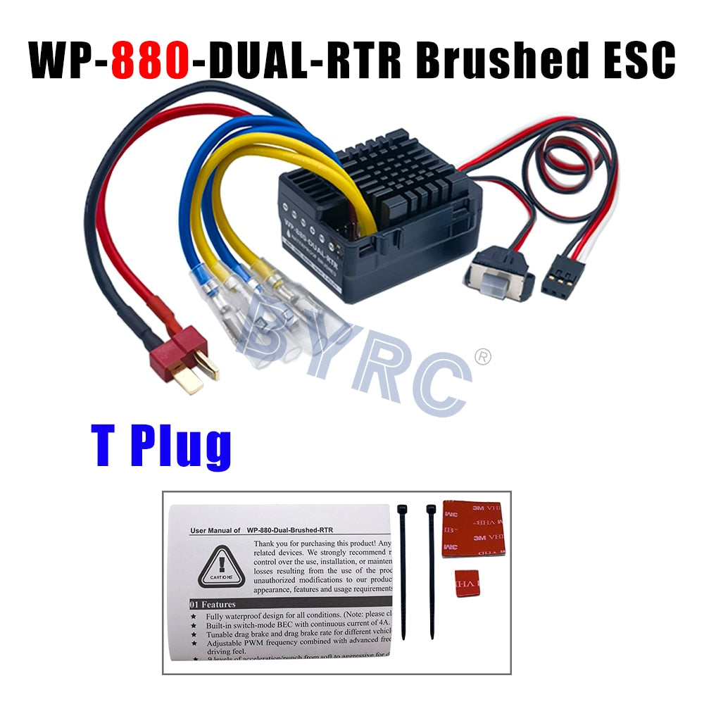 WP-880-DUAL-RTR Brushed ESC T Plug HlL