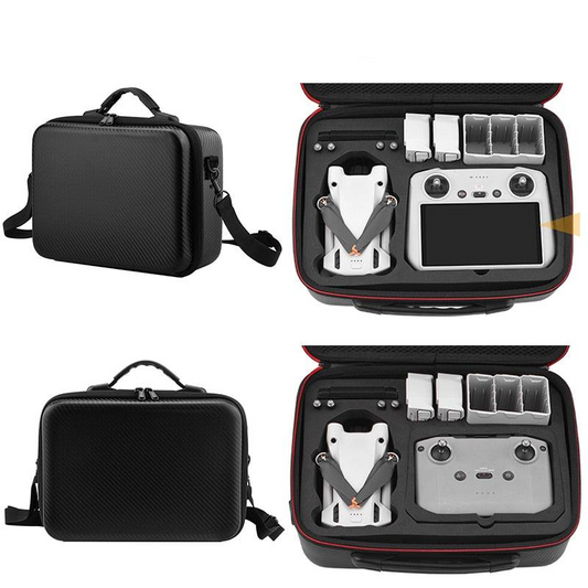 Storage Bag for DJI MINI 3/3 PRO Handbag Carrying Case PU/Nylon Anti-Collision Bag Drone Accessories