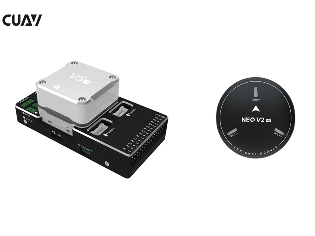 CUAV NEW Pixhack Pixhawk V5+ Autopilot - FPV RC Drone Quadcopter Helicopter Flight Controller And NEO V2 3 Pro GPS Combo
