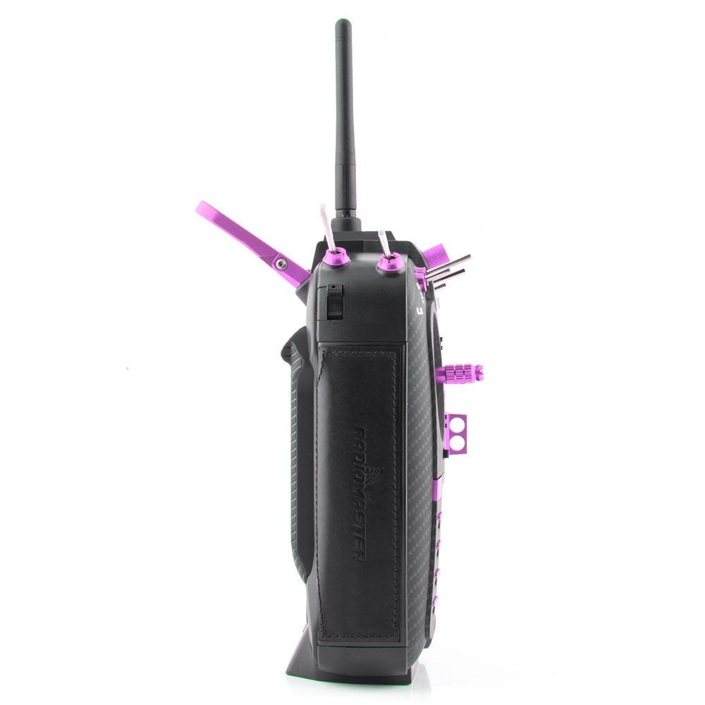 RadioMaster TX16S MKII MAX ELRS 2.4G 16ch Carbon Purple JB Color With Sound Pack V4.0 Hall Gimbal Transmitter Remote Control - RCDrone