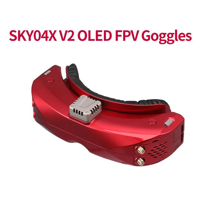 SKYZONE SKY04X V2  FPV Goggles - OLED 5.8G 48CH Steadyview Receiver 1280X960 DVR FPV Goggles with Head Tracker Fan for RC Airplane Racing Drone