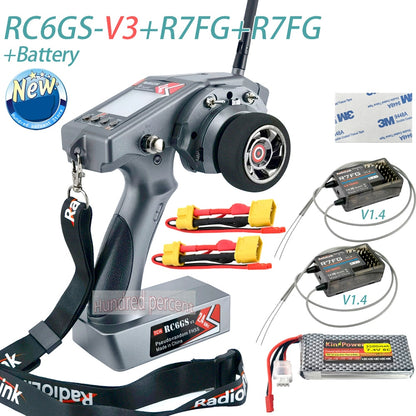 RadioLink RC6GS V3, RC6GS-V3+RZFG-ARZFG Batter