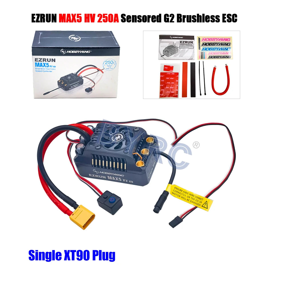 EZRUN MAX5 HV 250A Sensored G2 Brushless 