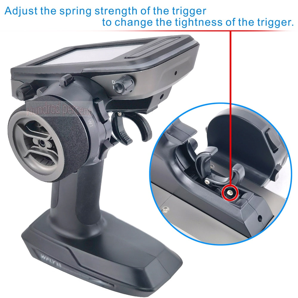 Lulndred peAenter: Adjust the spring strength of the trigger to change the