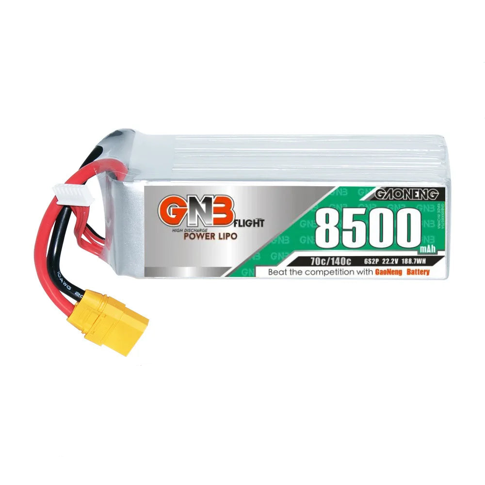 GaoNeng GNB 6S 22,2 V 8500mAh 70C/140C batería Lipo para RC