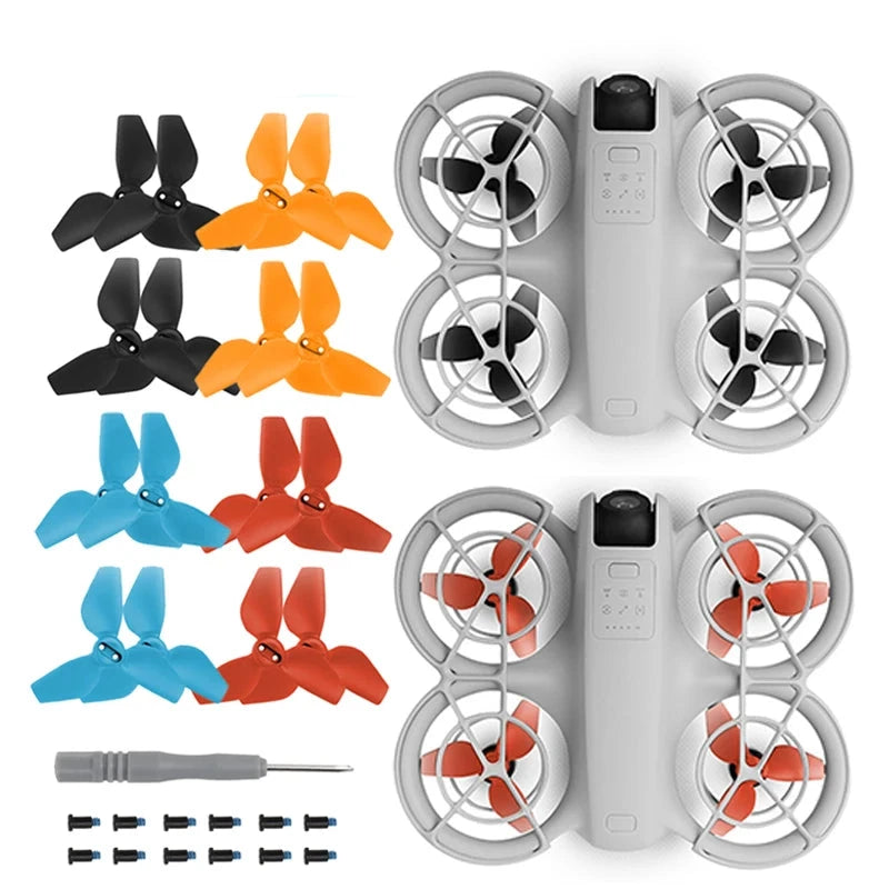 thumbnail image 2 of Drone Colorful Propellers For DJI Neo Low Noise Propellers Light Weight 2 of 13