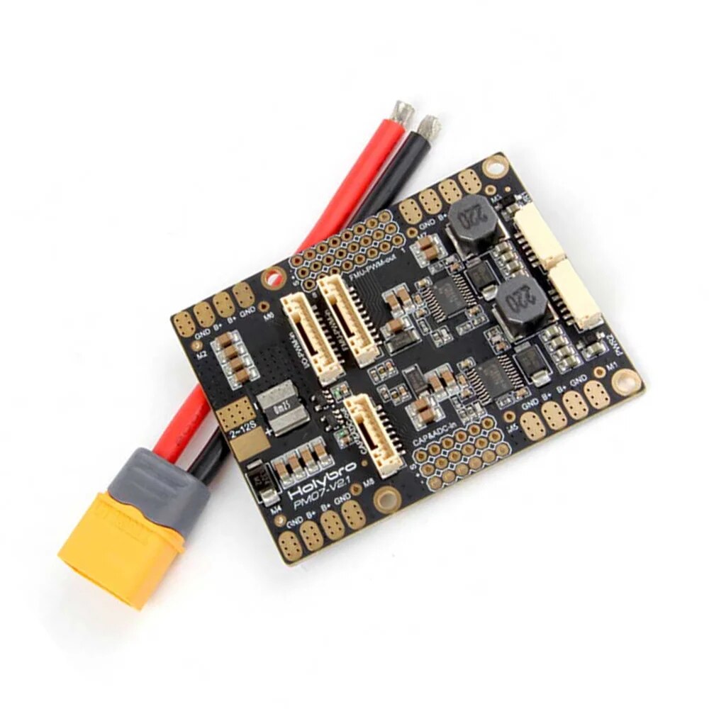 HolyBro PM07 Power Management - PM Module W/ 5V UBEC 2 ~ 12s LiPo Output for Pixhawk 4 PX4 Flight Controller RC FPV Racing Drone
