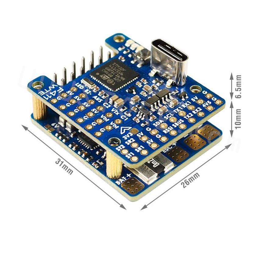 Matek F411-WTE Flight Control With OSD / Racing FPV Quadcopter Flight Control For Racing Traversing Machine / Rc Drone Parts