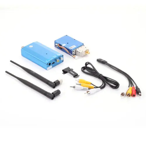 1.3G 4CH 5W VTX/VRX - 1.3Ghz 5000mw Wireless AV Sender Transmitter Receiver Set Audio Video Transceiver Kit
