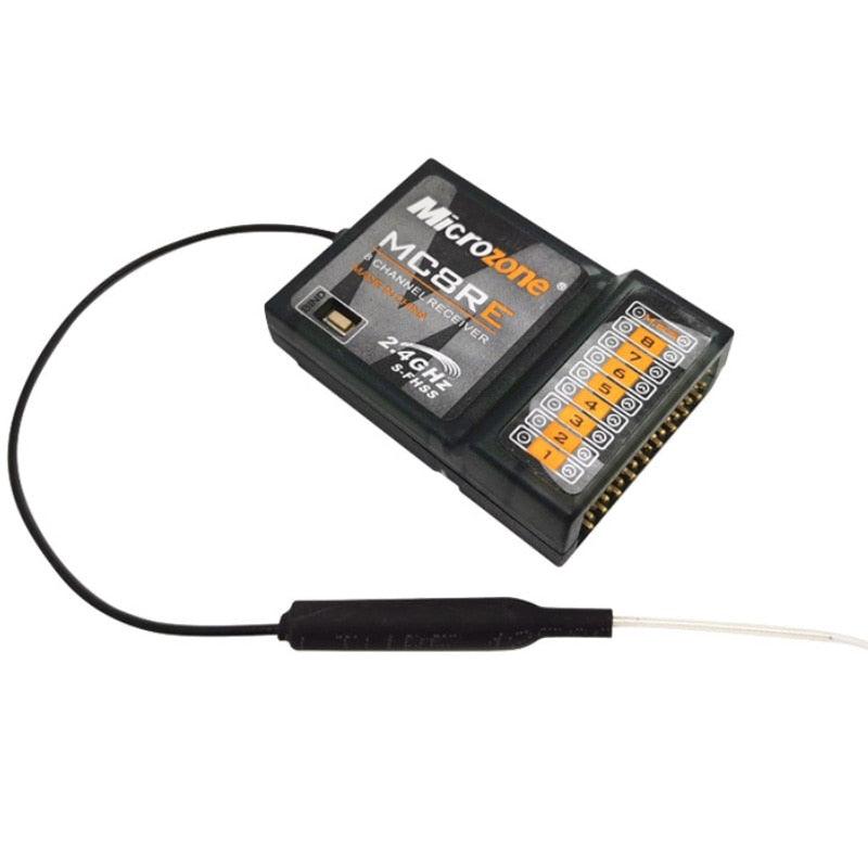MicroZone MC7 2.4G Controller Transmitter With MC8RE Receiver Radio System for RC Airplane Drone multirotor Helicopter VS MC6C - RCDrone