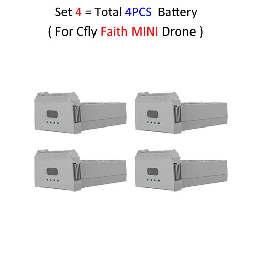 Original Cfly Faith Mini Drone Battery - 7.7V 2100mAh 2S LiPo Batteryfor FPV RC Quadcopter Spare Parts