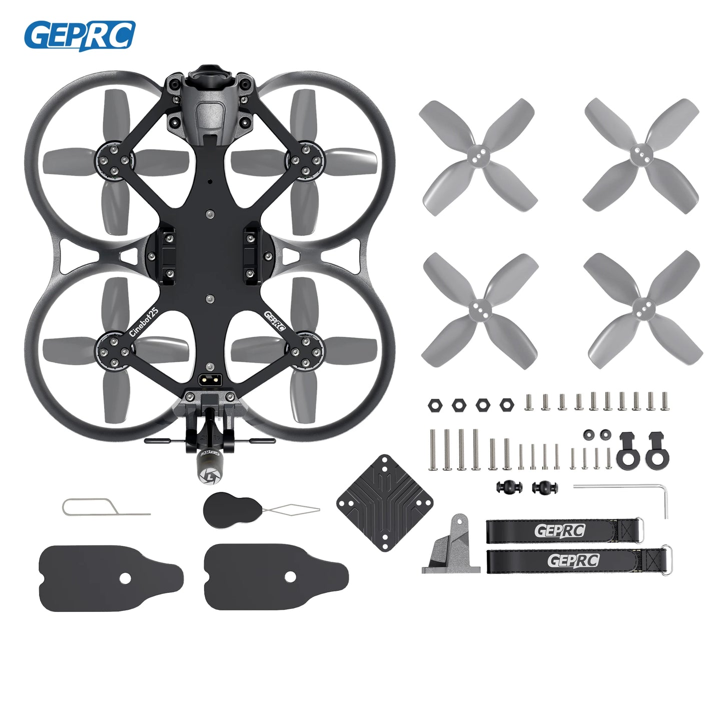 GEPRC Cinebot25 HD Wasp FPV Drone - 2.5inch RC Racing Freestyle Quadcopter TAKER G4 45A AIO FC Runcam Link VTX Peano 5.8G Antenna