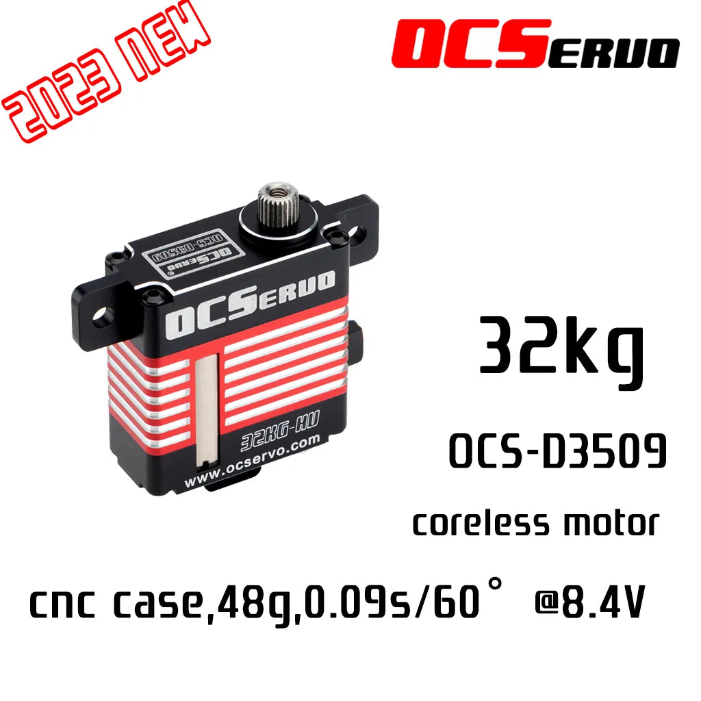 OCServo, coreless motor cnc case,489,0.095/60 @8.