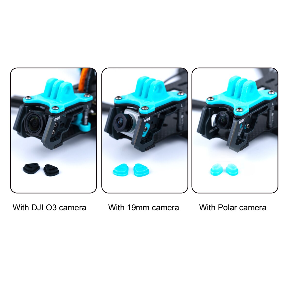 Axisflying MANTA5", With DJI 03 camera With 19mm camera With Polar