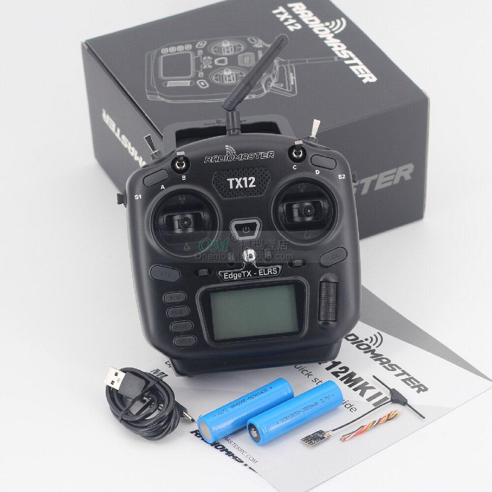 In Stock RadioMaster TX12 MKII 2.4G ExpressLRS ELRS 16CH EdgeTX / OpenTX Compatible Digital Proportional Radio System With Belt - RCDrone
