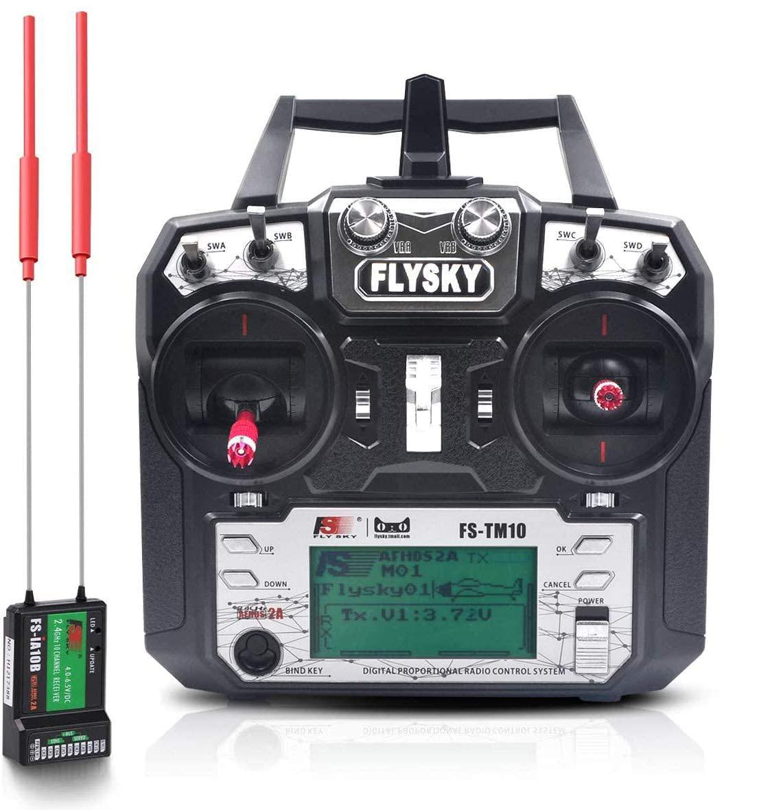 Flysky TM10 FS TM10 2 4G 10CH RC Transmitter Controller With IA10B Rec flysky-tm10-fs-tm10-2-4g-10ch-rc-transmitter-controller-with-ia10b-rec