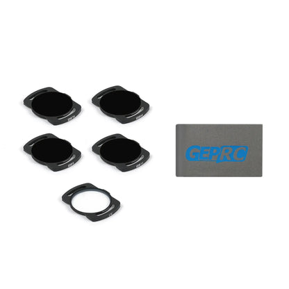 GEPRC O3 Air Unit ND Filters lens - ND8 ND16 ND32 CPL Lens Filter Set Aluminium Alloy Frame for O3 Air Black Action Camera CPL Len