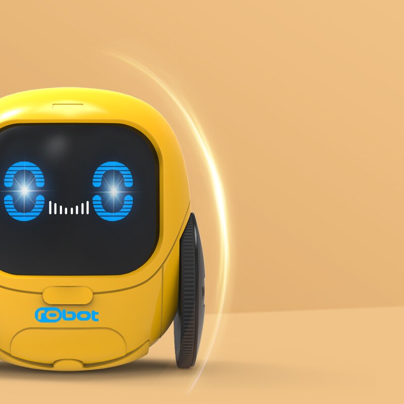 Circular Chubby Cartoon Q Version - Smart Remote Control Robot Rotating Dance Electric Toy Light Music Interactive Toys For Kids