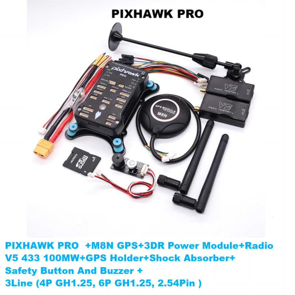 PIXHAWK PRO +MBN GPS+3DR Power Module+Radio V