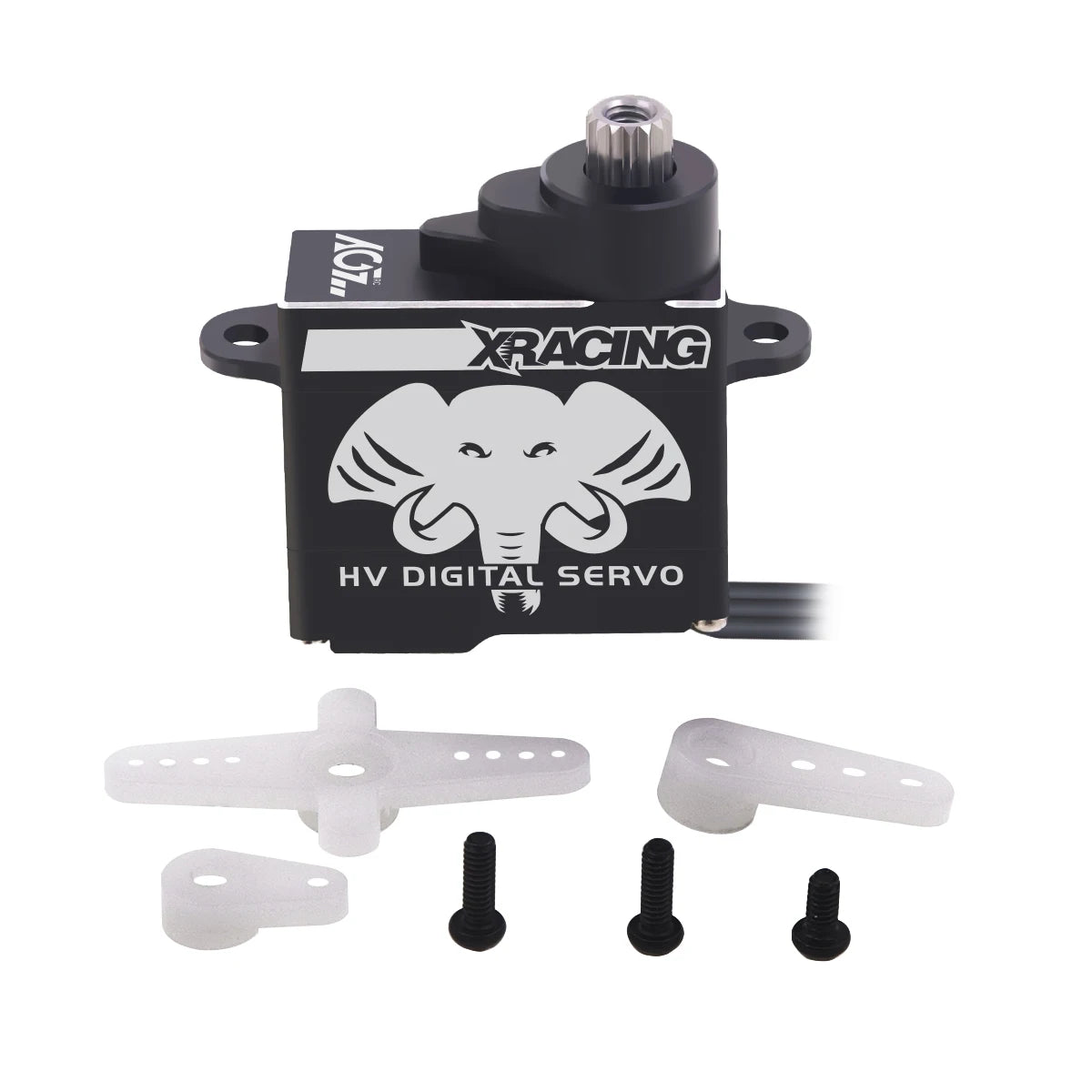 AGFRC Short Cable A06CLS V2 15T Spline MG 3.0KG 0.052Sec Programmable Coleress RC 7g Micro Servo for Mini Car GLR GLA MRZ Airplane