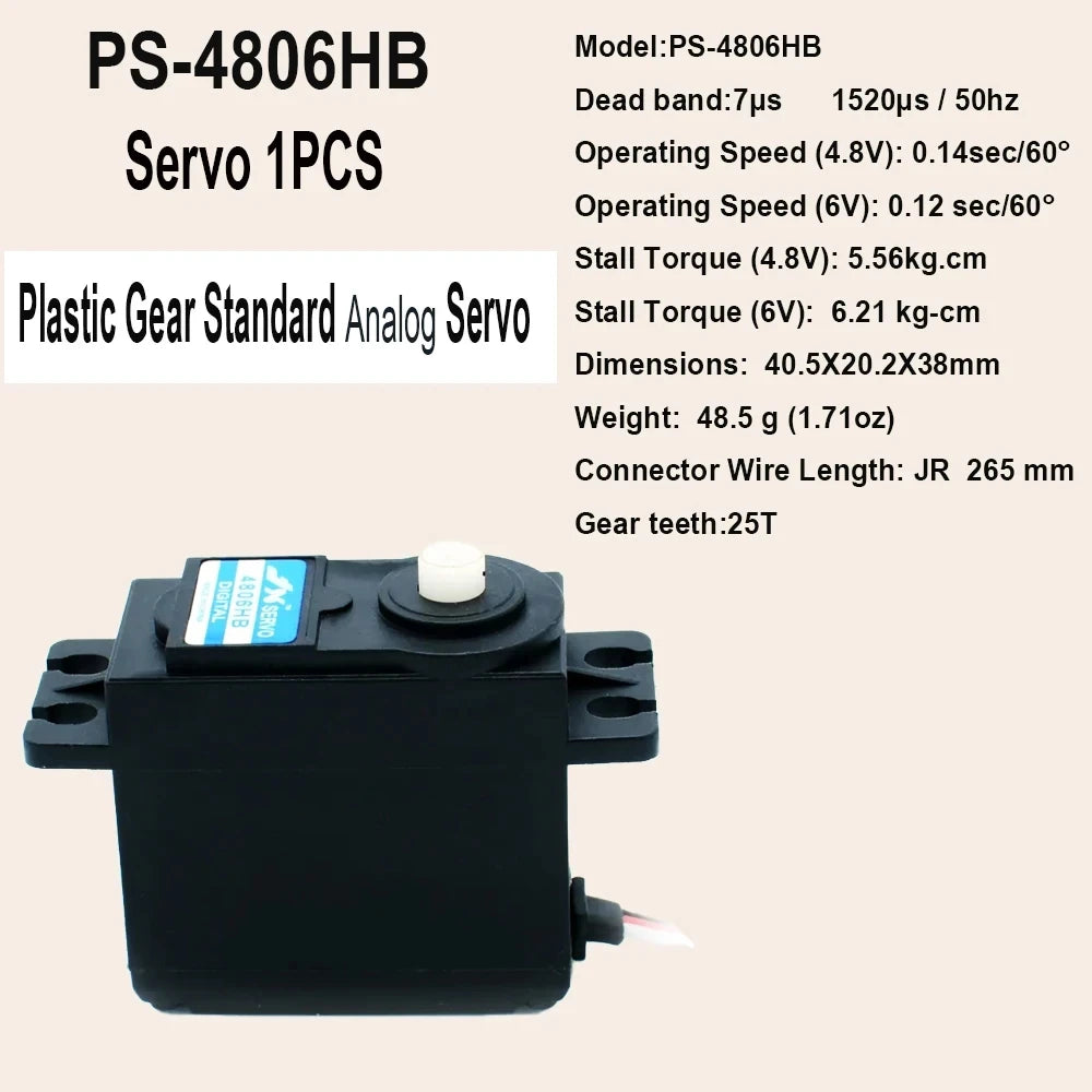 JX Servo, PS-4806HB Dead band:7us 1520us s0hz